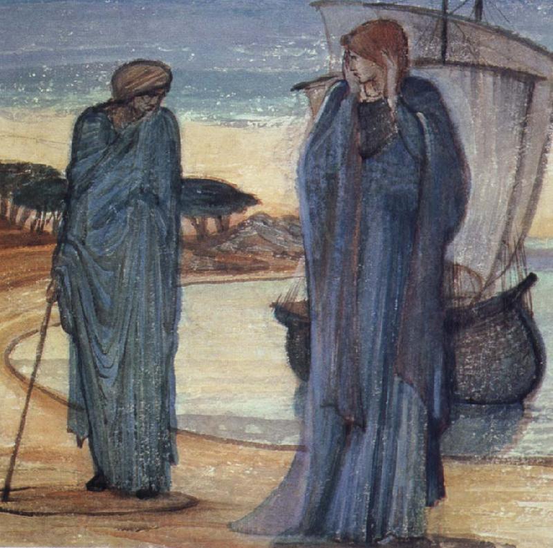 Sir Edward Coley Burne-Jones The Magic Circle France oil painting art